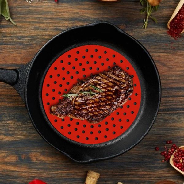 mats & pads red/black round/square reusable air fryer silicone pad kitchen accessories food steamer liner to prevent sticking tool
mats & pads red/black round/square reusable air fryer silicone pad kitchen accessories food steamer liner to prevent sticking tool