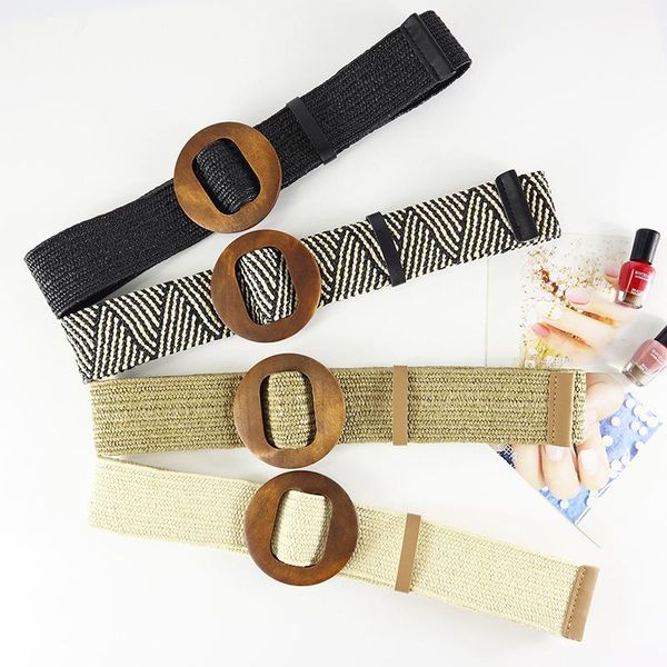 vintage wood buckle braided belt boho wide waist summer female wooden smooth fake straw belts, Black;brown
vintage wood buckle braided belt boho wide waist summer female wooden smooth fake straw belts, Black;brown