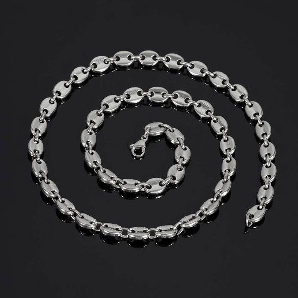 factory sholesale hip hop color preserving vacuum electroplating 8mm coffee bean necklace lobster button stainless steel pig nose button nec
factory sholesale hip hop color preserving vacuum electroplating 8mm coffee bean necklace lobster button stainless steel pig nose button nec
