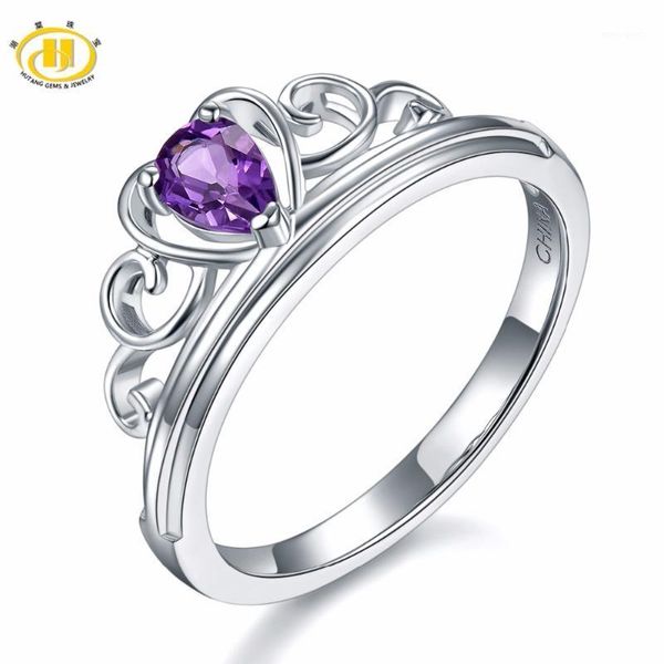 cluster rings hutang engagement natural gemstone african amethyst solid 925 sterling silver heart fine fashion jewelry for women gift1, Golden;silver
cluster rings hutang engagement natural gemstone african amethyst solid 925 sterling silver heart fine fashion jewelry for women gift1, Golden;silver