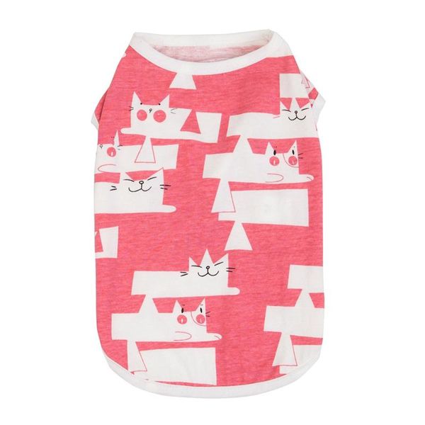 dog apparel cat print sleeveless vest t-shirt puppy accessory comfortable summer for small clothes
dog apparel cat print sleeveless vest t-shirt puppy accessory comfortable summer for small clothes