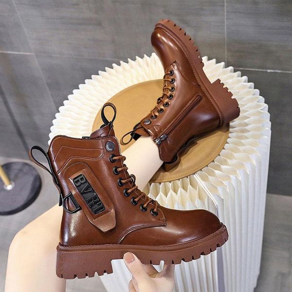 boots 2021 british style booties autumn side zipper ankle women motorcycle fashion warm plush botas de mujer, Black
boots 2021 british style booties autumn side zipper ankle women motorcycle fashion warm plush botas de mujer, Black