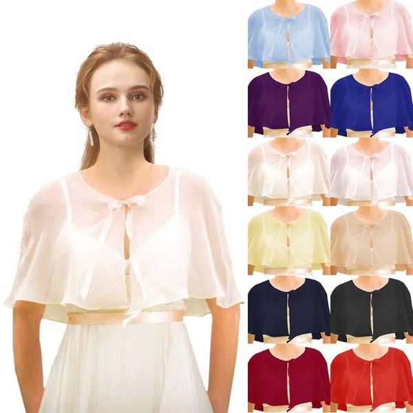 wraps & jackets women chiffon bolero evening prom party o-neck with ribbon shrug elegant simple soft casual cape for lady red white black
wraps & jackets women chiffon bolero evening prom party o-neck with ribbon shrug elegant simple soft casual cape for lady red white black