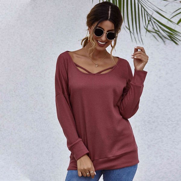 spring women long sleeve pullovers shirts casual solid o-neck knitted t for female 210524, White
spring women long sleeve pullovers shirts casual solid o-neck knitted t for female 210524, White