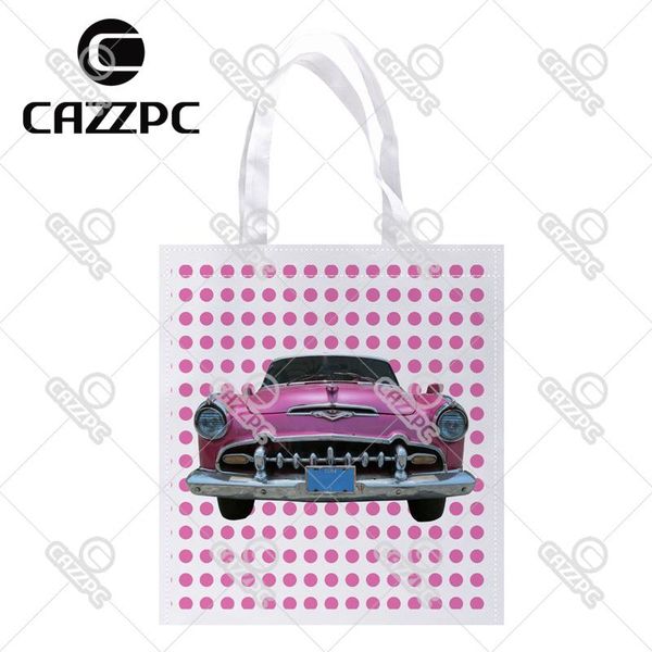 shopping bags pink dot and vintage old car print custom individual lightweight polyester fabric reusable grocery bag gift
shopping bags pink dot and vintage old car print custom individual lightweight polyester fabric reusable grocery bag gift