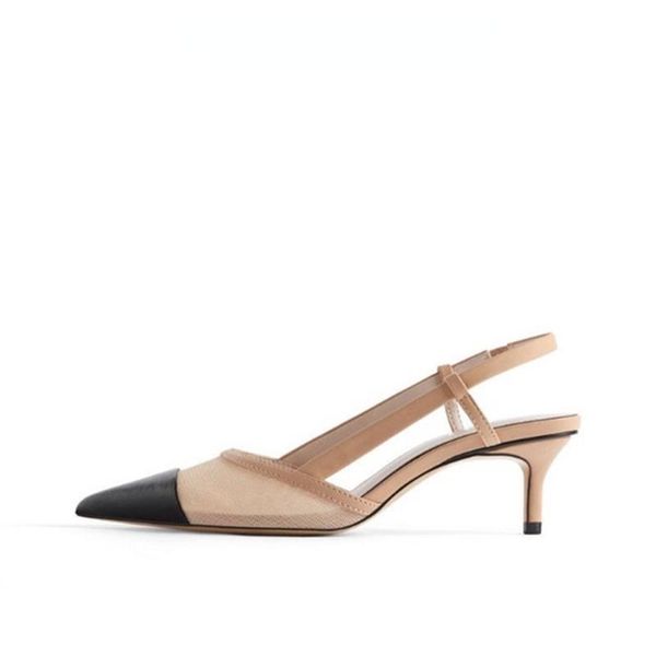 dress shoes fashion mesh high heels pointed shallow sandals space color matching small fragrance style ladies single 2021, Black
dress shoes fashion mesh high heels pointed shallow sandals space color matching small fragrance style ladies single 2021, Black