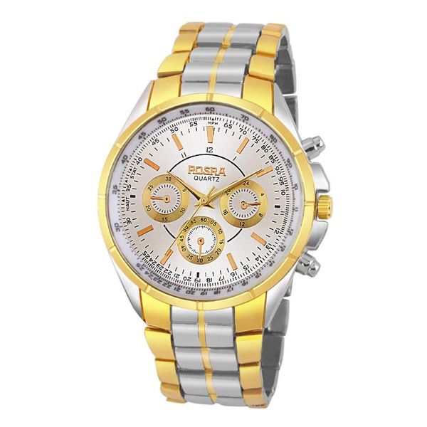 wristwatches rosra men's stainless steel business watch deluxe watches presents for men year gifts, Slivery;brown
wristwatches rosra men's stainless steel business watch deluxe watches presents for men year gifts, Slivery;brown