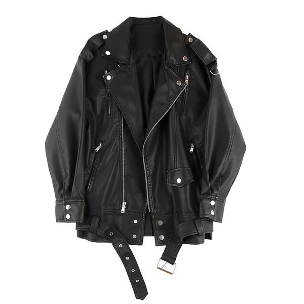women's leather & faux all-match black pu jackets women 2021 spring autumn korean stylish classic moto biker jacket lady basic coat out
women's leather & faux all-match black pu jackets women 2021 spring autumn korean stylish classic moto biker jacket lady basic coat out