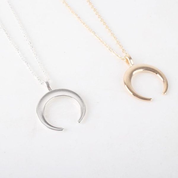 pendant necklaces 1pc products simple atmospheric horn moon necklace creative retro clavicle chain, Silver
pendant necklaces 1pc products simple atmospheric horn moon necklace creative retro clavicle chain, Silver