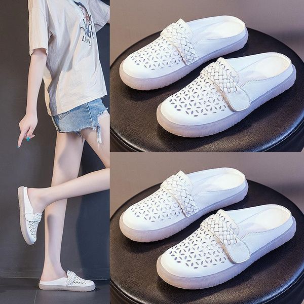 slippers genuine leather summer for women casual shoes woman women's 2021 designer slides flats solid, Black
slippers genuine leather summer for women casual shoes woman women's 2021 designer slides flats solid, Black