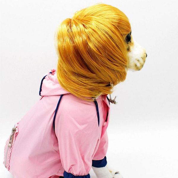 1pc pet blonde wig fashion retractable supplies british style yellow fiber headwear dog apparel
1pc pet blonde wig fashion retractable supplies british style yellow fiber headwear dog apparel