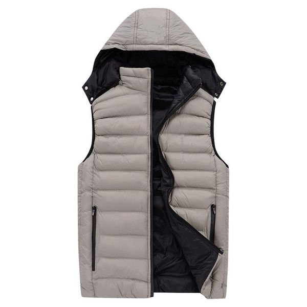 men fashion warm sleeveless jacket mens vest motorcycle casual coats hooded male winter hoodie men's vests, Black;white
men fashion warm sleeveless jacket mens vest motorcycle casual coats hooded male winter hoodie men's vests, Black;white
