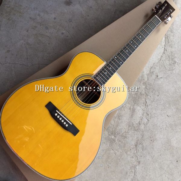 factory 39 inch om acoustic guitar, solid spruce rosewood sides and back, ebony fingerboard guitar
factory 39 inch om acoustic guitar, solid spruce rosewood sides and back, ebony fingerboard guitar
