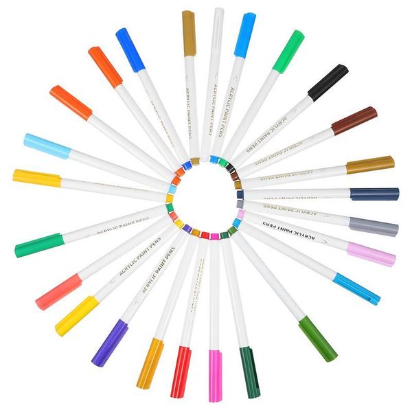 25pcs acrylic color pens durable graffiti water-soluble marking highlighters, Black;red
25pcs acrylic color pens durable graffiti water-soluble marking highlighters, Black;red