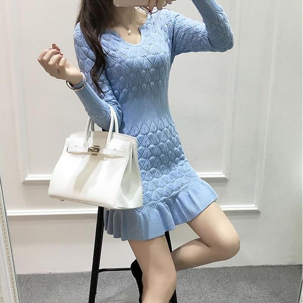 casual dresses sweater dress autumn winter 2021long sleeve bodycon elegant ladies mermaind mini knitted women, Black;gray
casual dresses sweater dress autumn winter 2021long sleeve bodycon elegant ladies mermaind mini knitted women, Black;gray