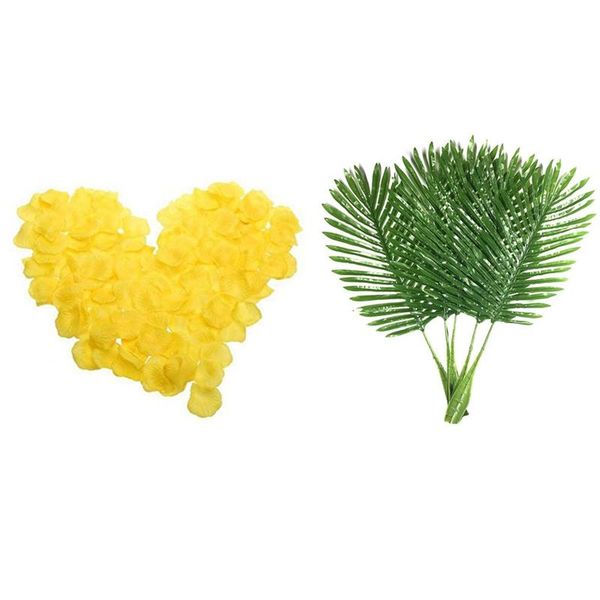 100pcs cloth rose petals wedding party flowers (yellow) & 5 pack palm leaves fake faux artificial plant decorative wreaths
100pcs cloth rose petals wedding party flowers (yellow) & 5 pack palm leaves fake faux artificial plant decorative wreaths