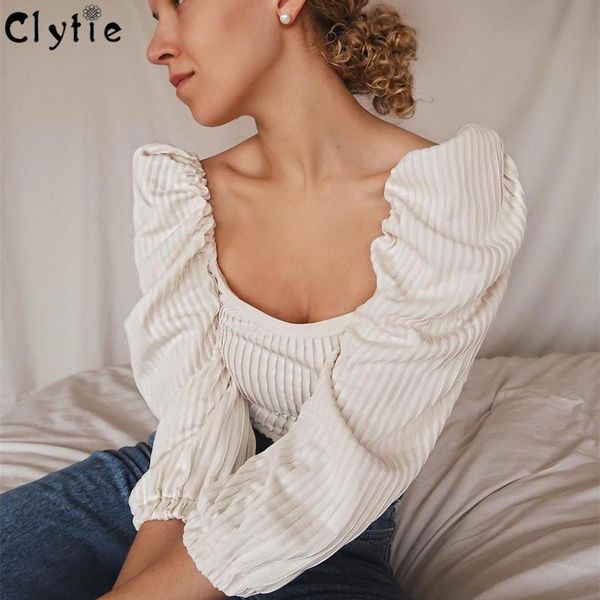 women's t-shirt clytie spring basic t shirt for women long puff sleeve square collar ladies daily clothing female 2021 casual home top, White
women's t-shirt clytie spring basic t shirt for women long puff sleeve square collar ladies daily clothing female 2021 casual home top, White