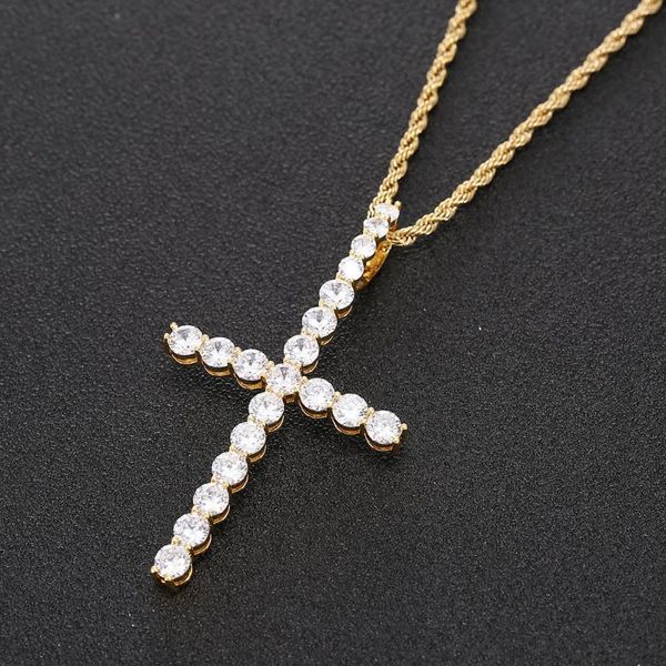 pendant necklaces women's necklace shinning crystal cross faith sweater party holiday accessories gift for ladies, Silver
pendant necklaces women's necklace shinning crystal cross faith sweater party holiday accessories gift for ladies, Silver