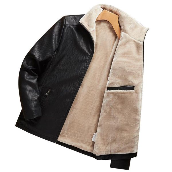 men's jackets men autumn winter cashmere thick leather jacket casual plus size outerwear warm long sleeve wool liner coats solid, Black;brown
men's jackets men autumn winter cashmere thick leather jacket casual plus size outerwear warm long sleeve wool liner coats solid, Black;brown