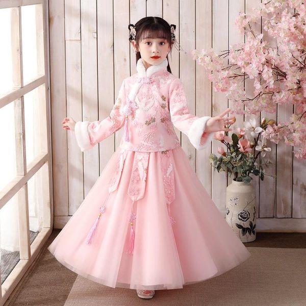 ethnic clothing autumn and winter hanfu girl's ancient tang costume two piece performance dress birthday wedding party wear evening, Red
ethnic clothing autumn and winter hanfu girl's ancient tang costume two piece performance dress birthday wedding party wear evening, Red
