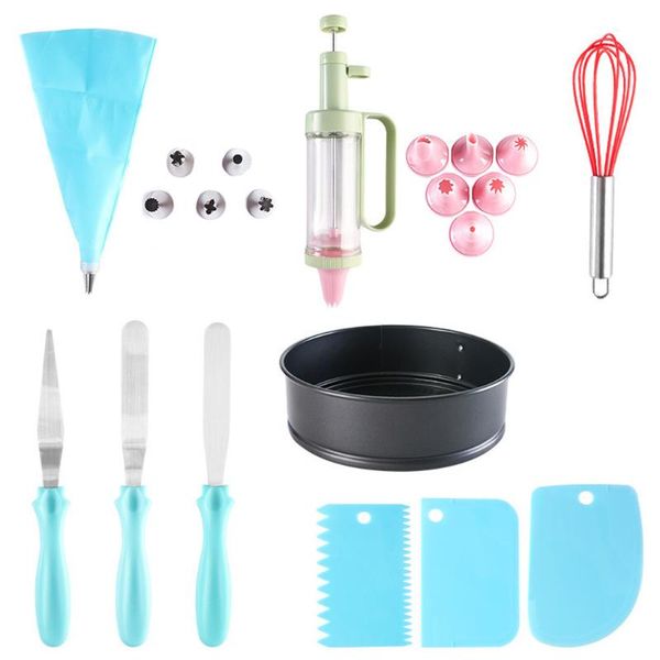 baking & pastry tools 1 set decoration cake piping nozzle silicone whisk stainless steel cream scraper tray kitchen bake
baking & pastry tools 1 set decoration cake piping nozzle silicone whisk stainless steel cream scraper tray kitchen bake