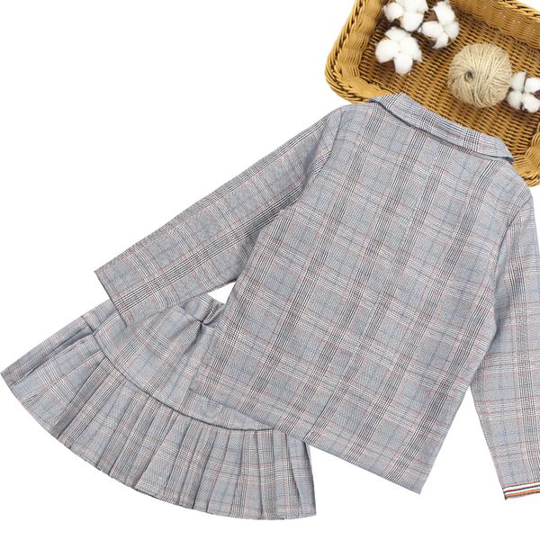 girls suit set plaid blaze + skirt suit for girls casua kids clothes girls spring autumn childrens school costume, White
girls suit set plaid blaze + skirt suit for girls casua kids clothes girls spring autumn childrens school costume, White