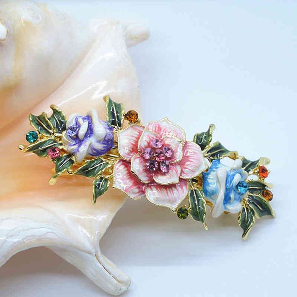 chinese style products cloisonne highlight diamond studded hair clip spring 8 cm fashion painting oil flower female ornament headdress
chinese style products cloisonne highlight diamond studded hair clip spring 8 cm fashion painting oil flower female ornament headdress