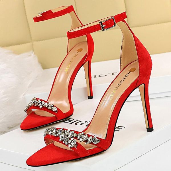 sandals bigtree shoes 2021 women rhinestone high heels summer suede sandles female stiletto ladies, Black
sandals bigtree shoes 2021 women rhinestone high heels summer suede sandles female stiletto ladies, Black