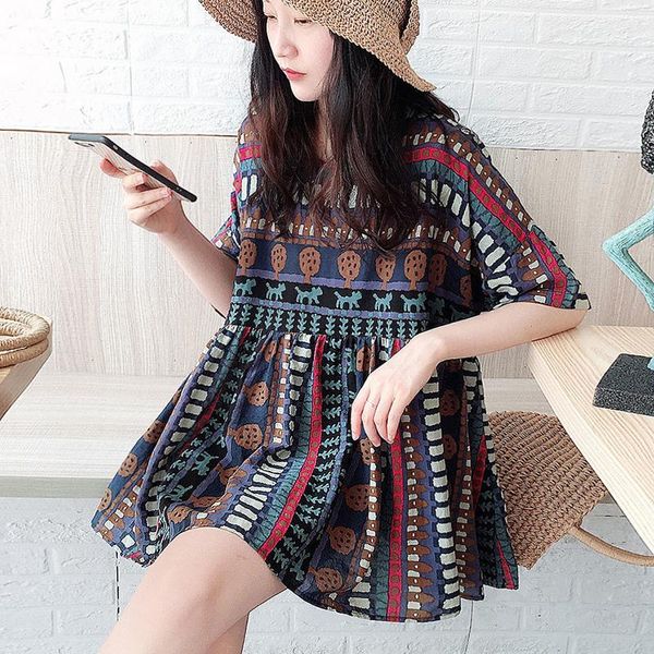 women's t-shirt zoulv 2021 summer o-neck collar loose shirts thin short sleeve female sweet style plant flower printted women, White
women's t-shirt zoulv 2021 summer o-neck collar loose shirts thin short sleeve female sweet style plant flower printted women, White