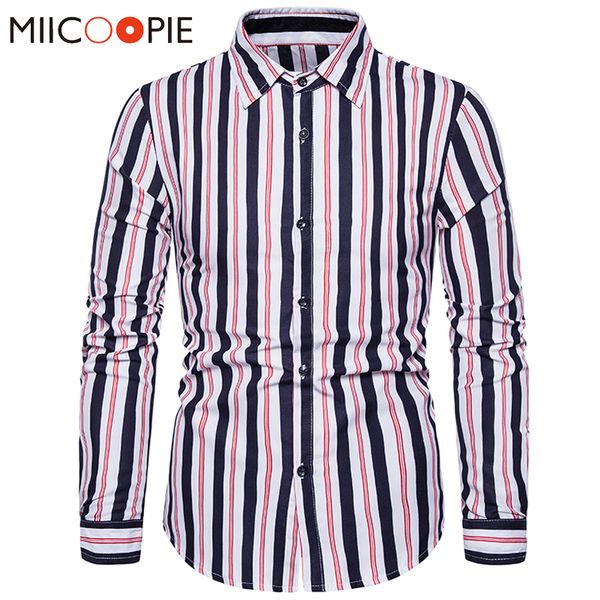 2020 new vertical striped mens long sleeved shirts casual chemise men dress slim fit social formal shirts streetwear 3xl, White;black
2020 new vertical striped mens long sleeved shirts casual chemise men dress slim fit social formal shirts streetwear 3xl, White;black