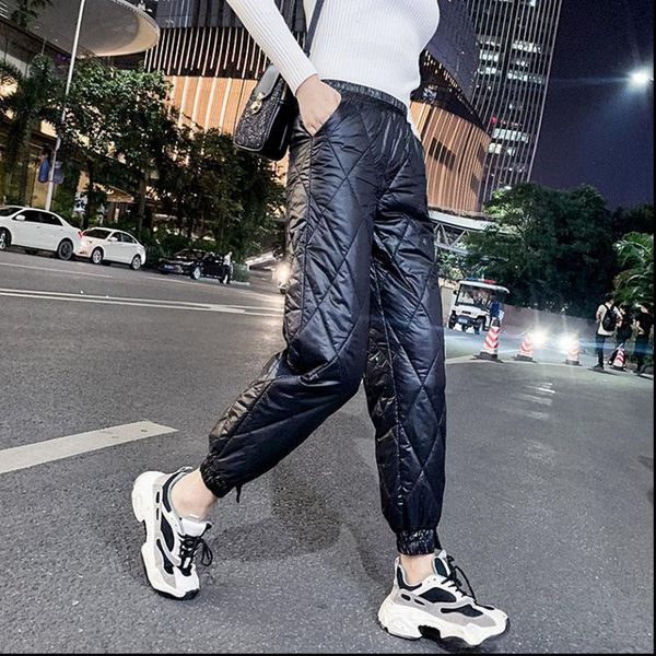 womens capris winter pants casual cotton down women streetwear white artificial thick warm trousers japanese, Black;white
womens capris winter pants casual cotton down women streetwear white artificial thick warm trousers japanese, Black;white