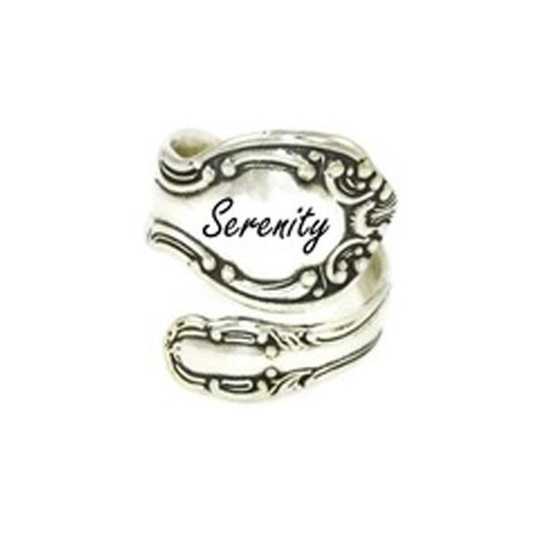 cluster rings initial plating ancient silver spoon ring with serenity letter the adjustable restoring ways, Golden;silver
cluster rings initial plating ancient silver spoon ring with serenity letter the adjustable restoring ways, Golden;silver