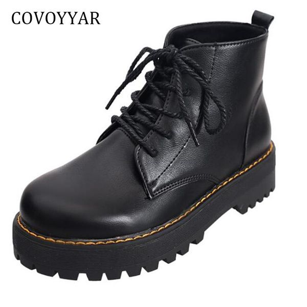 boots covoyyar 2021 platform women autumn winter european sewing ankle lace up black shoes wbs791
boots covoyyar 2021 platform women autumn winter european sewing ankle lace up black shoes wbs791