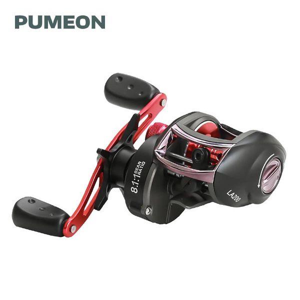 fishing reel 12+1 bearings 8.1:1 gear ratio 8kg max drag left/right hand magnetic brake system baitcasting wheels reels 
fishing reel 12+1 bearings 8.1:1 gear ratio 8kg max drag left/right hand magnetic brake system baitcasting wheels reels