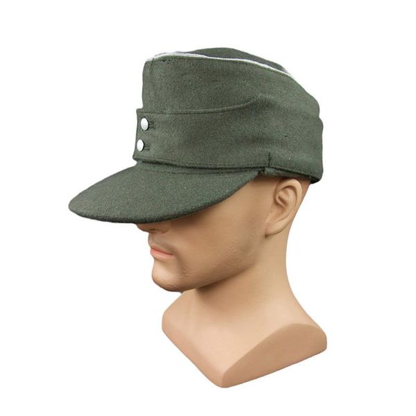 wide brim hats wwii german elite wool field cap officer reproduction, Blue;gray