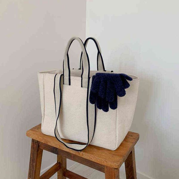 shopping bags casual large capacity tote canvas handbags fashion girl vintage solid shoulder for women student school 220307
shopping bags casual large capacity tote canvas handbags fashion girl vintage solid shoulder for women student school 220307