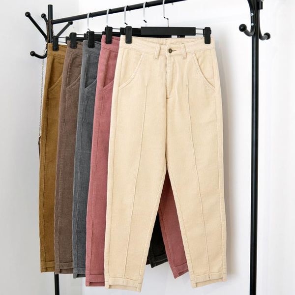women's pants & capris autumn winter casual corduroy women ankle-length feet harem high waist trousers, Black;white
women's pants & capris autumn winter casual corduroy women ankle-length feet harem high waist trousers, Black;white