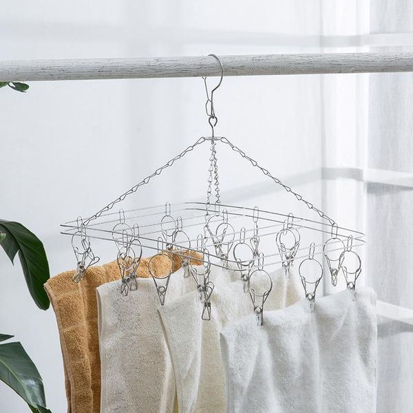 multifunctional household stainless steel clothes hanger socks drying clip creative underwear windproof hook hangers & racks
multifunctional household stainless steel clothes hanger socks drying clip creative underwear windproof hook hangers & racks
