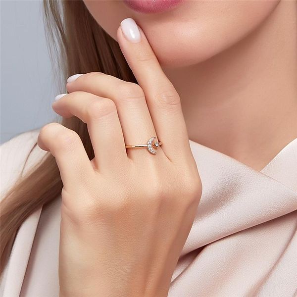 Korean Star Moon Shaped Opening Ring Rhinestone Copper Circle Cluster Rings Women Lady Party Gift Gold Finger Jewelry Accessories Wholesale, Golden;silver
Korean Star Moon Shaped Opening Ring Rhinestone Copper Circle Cluster Rings Women Lady Party Gift Gold Finger Jewelry Accessories Wholesale, Golden;silver