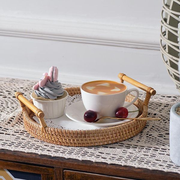 storage baskets round rattan handwoven basket serving tray food with handles woven bag for breakfast drink snack coffee tea
storage baskets round rattan handwoven basket serving tray food with handles woven bag for breakfast drink snack coffee tea