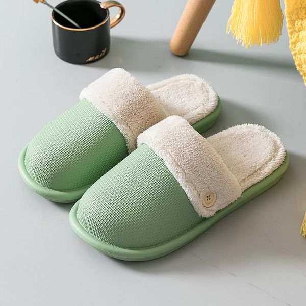 slippers waterproof cotton for women's winter home warmth couples plush removable washable bathroom non-slip shoes, Black
slippers waterproof cotton for women's winter home warmth couples plush removable washable bathroom non-slip shoes, Black