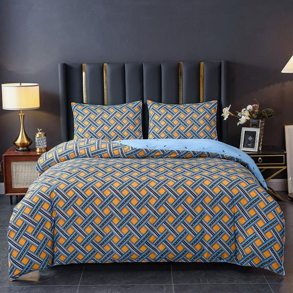 bedding sets orange blue diamond grid design duvet cover pillowcase us full twin fr king au single uk double 2/3pcs
bedding sets orange blue diamond grid design duvet cover pillowcase us full twin fr king au single uk double 2/3pcs