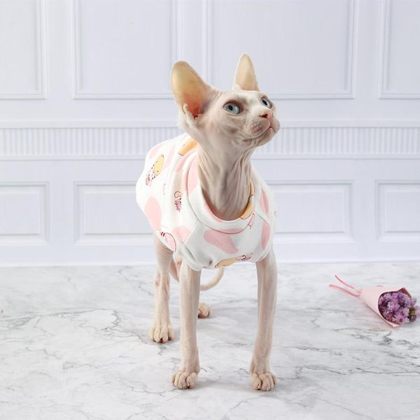 cat costumes sphinx devon clothes 100% cotton knitted breathable small dog anti-allergy armless spring and summer
cat costumes sphinx devon clothes 100% cotton knitted breathable small dog anti-allergy armless spring and summer