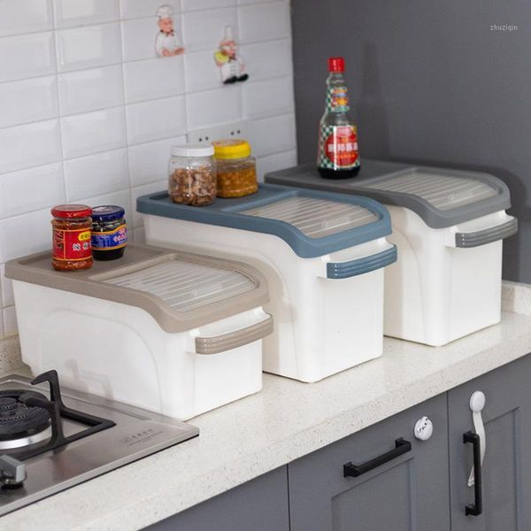 storage bottles & jars super large kitchen rice containers 10kg thick box with visible window and pulley grain flour container
storage bottles & jars super large kitchen rice containers 10kg thick box with visible window and pulley grain flour container