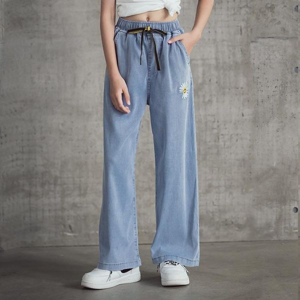 jeans teenage girls' thin 2021 korean fashion clothing summer straight wide-legged trousers children's loose for girls, Blue
jeans teenage girls' thin 2021 korean fashion clothing summer straight wide-legged trousers children's loose for girls, Blue