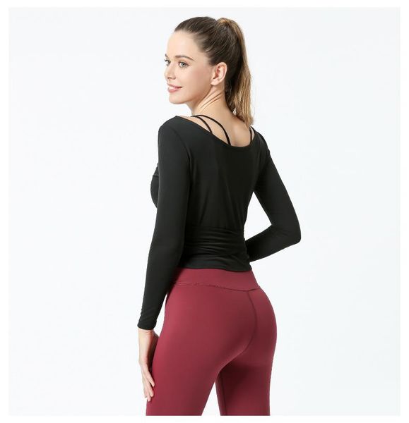 yoga outfit women's tracksuit thin waist wear, long-sleeved v-neck tights, slimming body sports workout clothes
yoga outfit women's tracksuit thin waist wear, long-sleeved v-neck tights, slimming body sports workout clothes