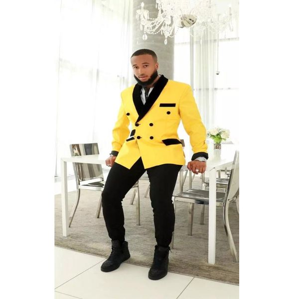 men's suits & blazers dilun costume double breasted men yellow and black groom tuxedos shawl lapel groomsmen wedding man 2 pieces (jack, White;black
men's suits & blazers dilun costume double breasted men yellow and black groom tuxedos shawl lapel groomsmen wedding man 2 pieces (jack, White;black