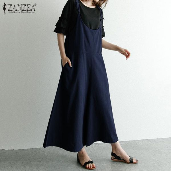 women's jumpsuits & rompers wide leg trousers women vintage bib overalls sleeveless strappy dungarees solid loose pants plus size s-5xl, Black;white
women's jumpsuits & rompers wide leg trousers women vintage bib overalls sleeveless strappy dungarees solid loose pants plus size s-5xl, Black;white