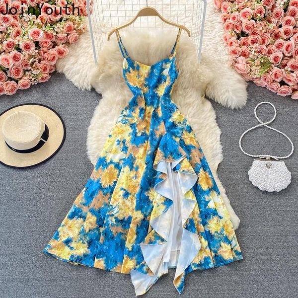 casual dresses joinyouth holiday beach dress women floral printed slash neck sleeveless vestido mujer ruffles backless irregular split robe, Black;gray
casual dresses joinyouth holiday beach dress women floral printed slash neck sleeveless vestido mujer ruffles backless irregular split robe, Black;gray