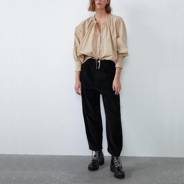 women's pants & capris autumn casual solid color corduroy loose, Black;white
women's pants & capris autumn casual solid color corduroy loose, Black;white